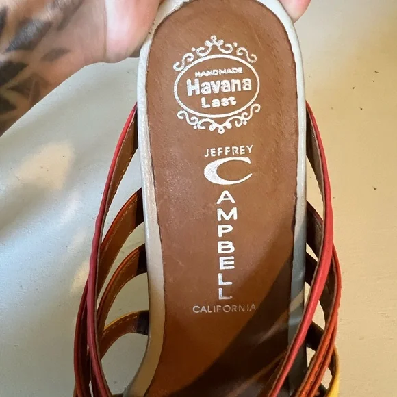 Jeffrey Campbell Multicolor Strappy Heels - Picture 5 of 5
